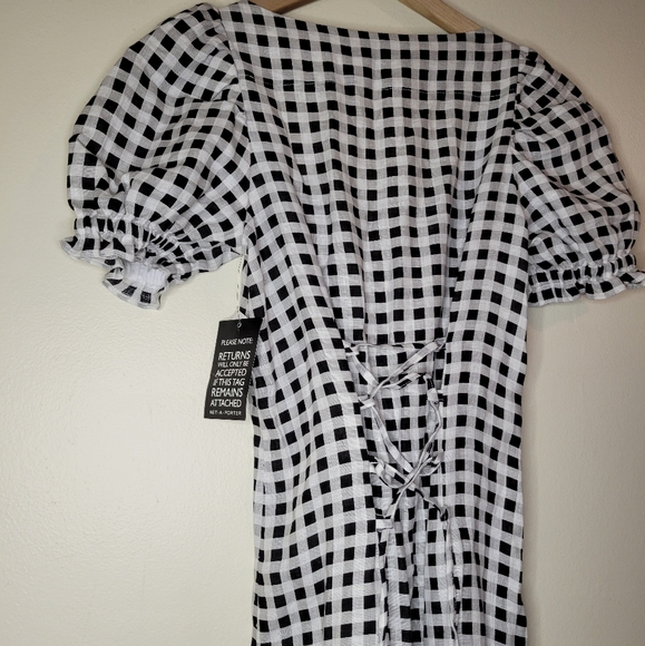 NWT Sleeper Marquise black and white gingham, sz xs - Picture 11 of 16